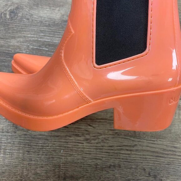 Calvin Klein Jeans Rubber Cowboy Rain Boots - Picture 7 of 8